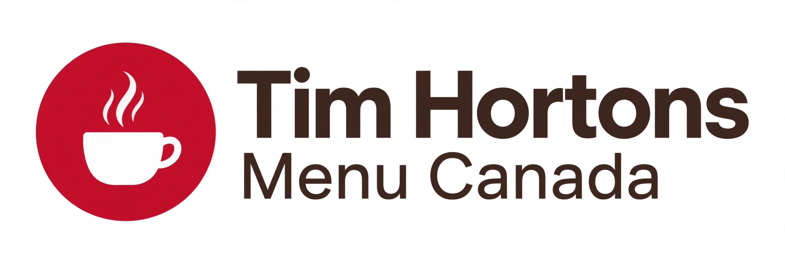 Tim Hortons Menu Canada